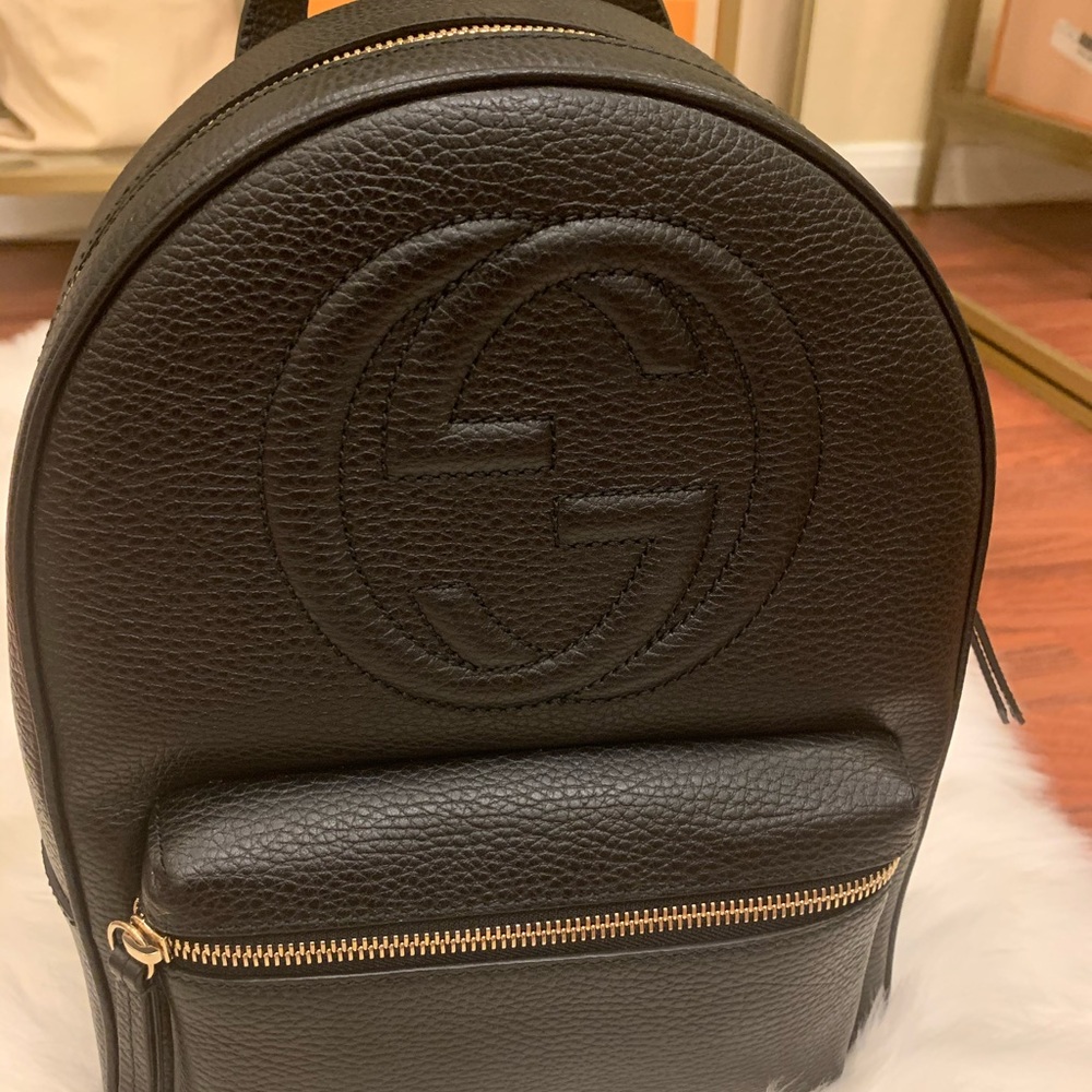 Gucci black soho backpack